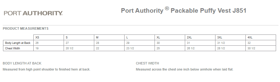 Port Authority® Packable Puffy Vest