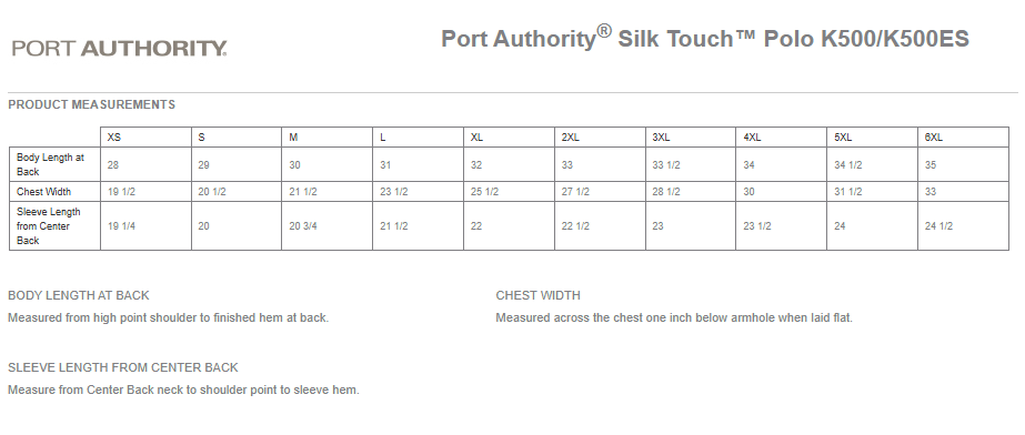 Port Authority® Silk Touch™ Polo