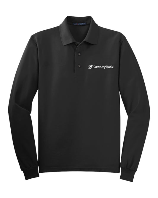 Port Authority® Silk Touch™ Long Sleeve Polo