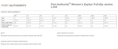 Port Authority® Ladies Zephyr Full-Zip Jacket