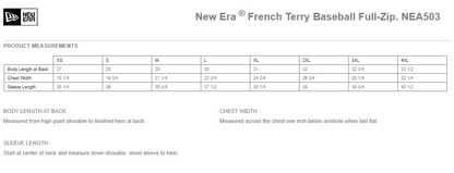 New Era® French Terry Baseball Full-Zip