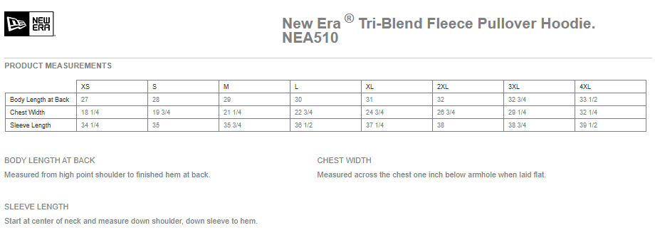 New Era Tri-Blend Hoodie - Tackle Twill